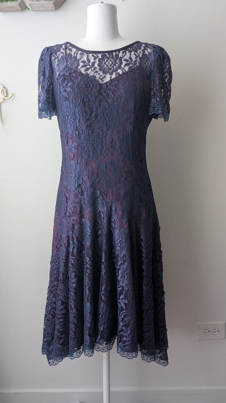 David Rose vintage lace dress